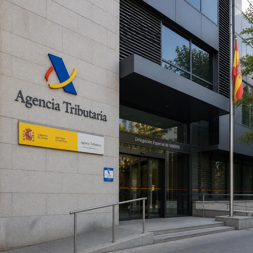 Edificio oficial de la Agencia Tributaria española